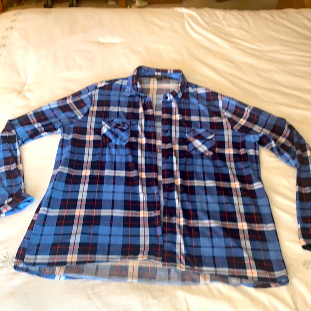 G Collection flannel blouse
